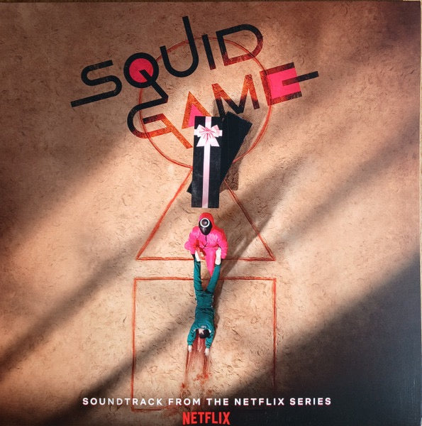 Image of Front Cover of 2xLP - VG+/VG+ - JUNG JAEIL, Squid Game (Soundtrack From The Netflix Series) (Music On Vinyl; MOVATM436, Europe 2025, Pop-Up Gatefold In Stickered Plastic Sleeve, Insert, Limited To 1000 On Pink & Black Vinyl), Small bump on spine. Limited edition number 000526.,  - 5215282C