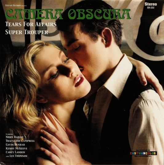 Image of Front Cover of 0156021S: 7" - CAMERA OBSCURA, Tears For Affairs / Super Trouper (Elefant Records; ER-253, Spain 2007, Picture Sleeve)   VG/VG+