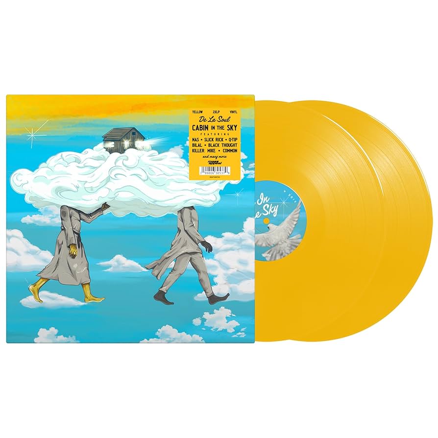 Image of Back Cover of 2xLP - NEW/NEW - DE LA SOUL, Cabin In The Sky (Mass Appeal Records; MSAP185STAN, Europe 2025, Cabin In The Sky Yellow VInyl), ,  - 0656088S
