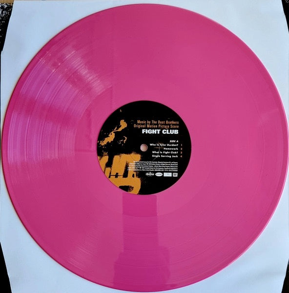 Image of Label Cover of 2xLP - NEW/NEW - THE DUST BROTHERS, Fight Club (Original Soundtrack) (Ryko Rhino; 0081227808600, Europe Reissue, Gatefold, Pink Vinyl), ,  - 0356011S
