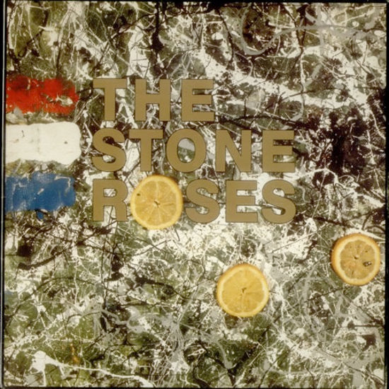 Image of Front Cover of LP - VG/F - THE STONE ROSES, The Stone Roses (Silvertone Cream And Red Labels; ORELP502, UK 1989 Reissue, Non-Embossed Sleeve, Inner), Disc covered in hairlines and light marks, Plays with surface noise, Doesn't seem to skip, Wear to edges but no splits,  - 2816129C
