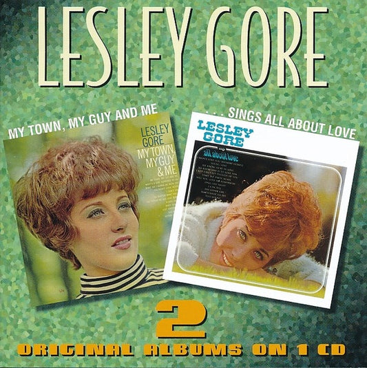 Image of Front Cover of CD - VG+/VG+ - LESLEY GORE, My Town, My Guy And Me / Lesley Gore Sings All About Love (Westside; WESA 873, UK 2000, Jewel Case), Nice copy showing minimal sign of use.,  - 0116069C