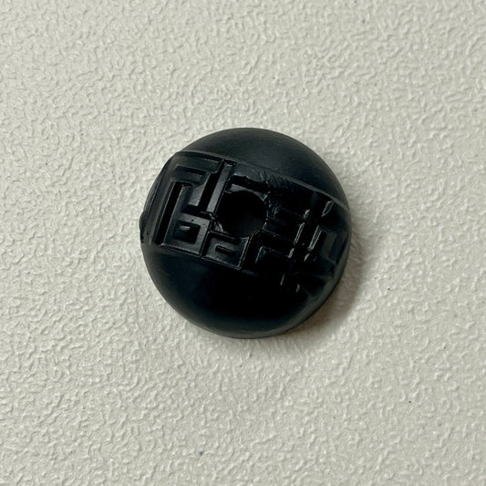 Image of Front Cover of Accessories - NEW/NEW - FLASHBACK ADAPTOR, 45RPM 7" Adaptor -Black Rectangular Logo (, UK 2025), , Individually crafted - 0156091S