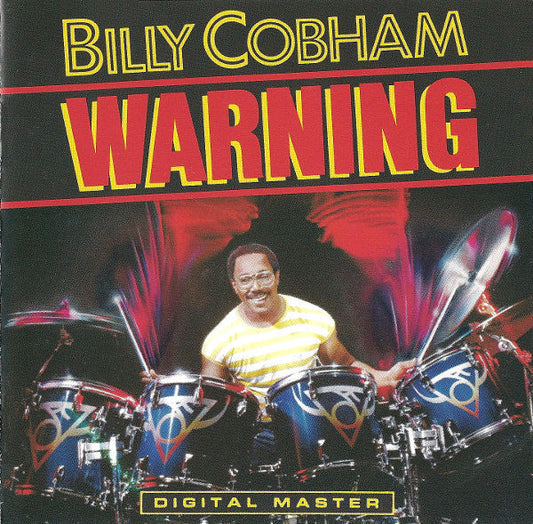 Image of Front Cover of LP - VG/VG - BILLY COBHAM, Warning (GRP; GRP 91020, Germany 1985, Company Inner), Some wear and creasing at edges and corners of sleeve,  - 0116358C
