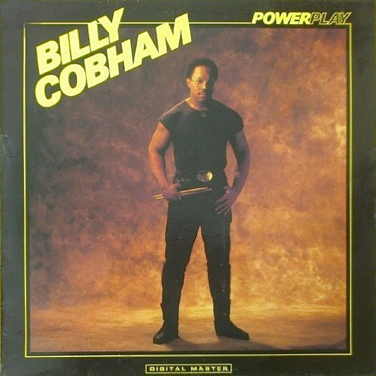 Image of Front Cover of LP - VG/VG+ - BILLY COBHAM, Powerplay (GRP; GRP 91027, Switzerland 1986, Inner), Sleeve in stickered shrink. Inner creased throughout,  - 0116377C