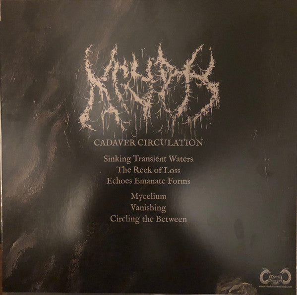 Image of Back Cover of LP - VG+/VG+ - KRYPTS, Cadaver Circulation (Dark Descent Records; DDR224LP, US 2019, Insert, Gold /Green Mix With Black Splatter Vinyl), Clean copy,  - 0116402C