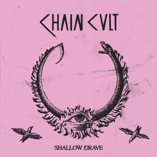 Image of Front Cover of LP - VG+/VG+ - CHAIN CULT, Shallow Grave (La Vida Es Un Mus; MUS203, UK 2019, Inner), ,  - 3046230S