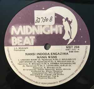 Image of Back Cover of LP - VG/VG+ - NANSI INDODA ENGAZIWA, Mama Wami (Midnight Beat; MBT 204,  ), Top left corner of sleeve has been clipped. Record looks great.,  - 0246044S