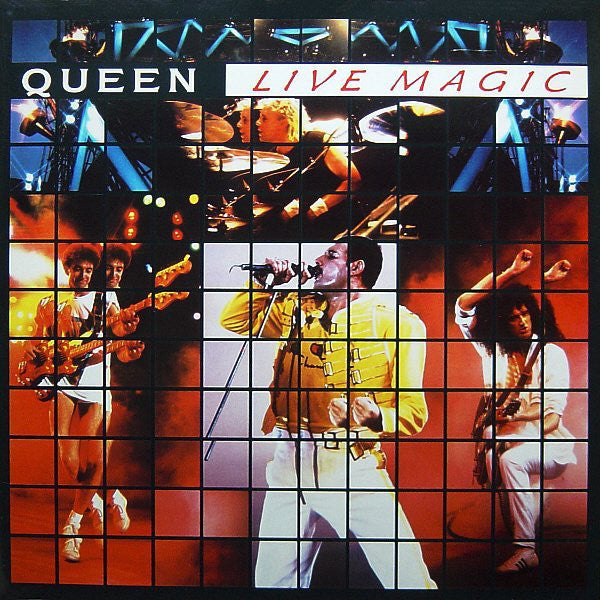 Image of Front Cover of LP - VG/G - QUEEN, Live Magic (EMI; EMC 3519, UK 1986, Gatefold, Inner, A6 Credits 'Deacon' On Sleeve And Label), Inner Split,  - 4326073E
