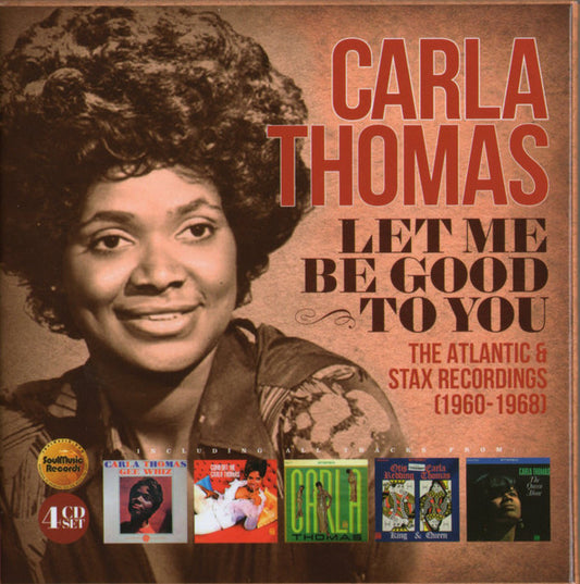 Image of Front Cover of 4xCD - VG+/VG+ - CARLA THOMAS, Let Me Be Good To You (The Atlantic & Stax Recordings 1960-1968) (SoulMusic Records; QSMCR-5196BX, UK 2020, Box Set, Booklet), ,  - 0236057E