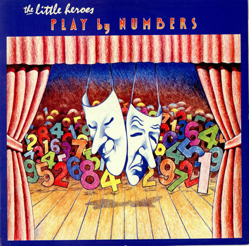 Image of Front Cover of 0216116C: LP - THE LITTLE HEROES, Play By Numbers (EMI; EMC 3424, UK 1982)   VG/VG+