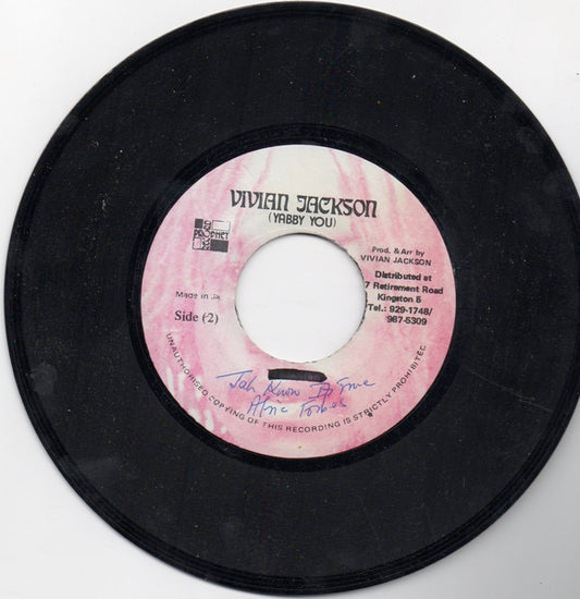 Image of Front Cover of 0216134C: 7" - ALRIC FORBES, Jah Knows It's True (Vivian Jackson (Yabby You); , Jamaica 1990s Reissue, Stamped title)   /VG