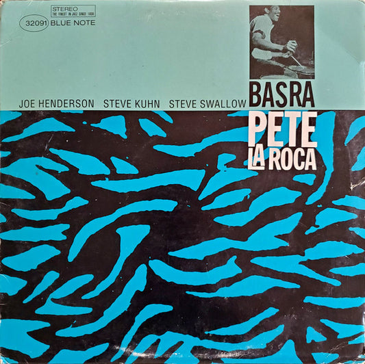 Image of Front Cover of LP - VG/VG+ - PETE LA ROCA, Basra (Blue Note ; B1 7243 8 32091 1 8, US 1995, Picture Sleeve), peel mark and stain top right front sleeve. light damage sleeve edge - minor,  - 0246111S