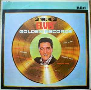 Image of Front Cover of 0246172S: 12" - ELVIS PRESLEY, Elvis' Golden Records, Vol. 3 (RCA Victor; SF 7630, UK 1977, Picture Sleeve)   VG+/VG+