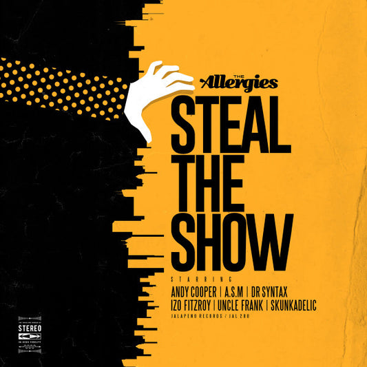 Image of Front Cover of 0246175S: 12" - THE ALLERGIES, Steal The Show (Jalapeno Records; JAL280V, UK 2018, Picture Sleeve)   VG+/VG+