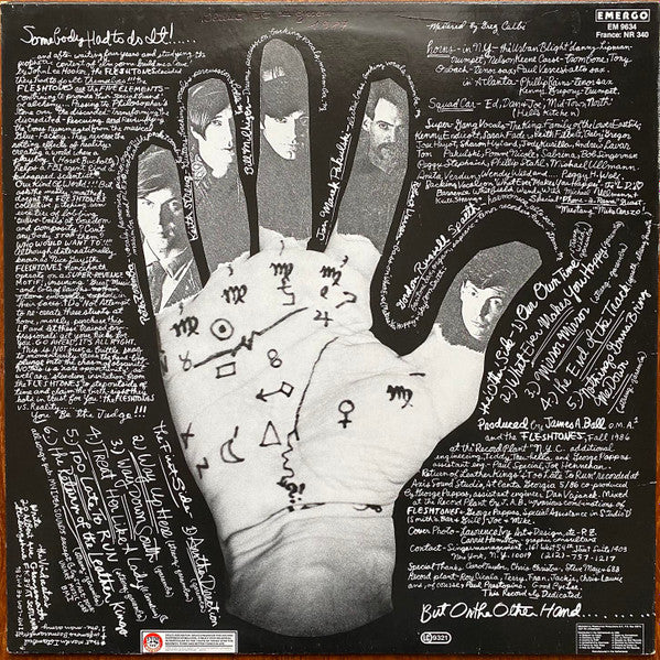 Image of Back Cover of LP - VG+/EX - FLESHTONES, Fleshtones Vs. Reality (Emergo ; EM 9634, Europe 1987), ,  - 0226219E