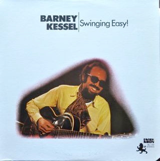 Image of Front Cover of LP - G+/VG - BARNEY KESSEL, Swinging Easy! (Black Lion Records; BL-130, US 1974, Promo, Pasteback Sleeve), Seam splits to sleeve.,  - 0216461C