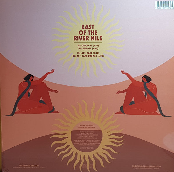 Image of Back Cover of 0216448C: 12" - ZARA MCFARLANE WITH DENNIS BOVELL, East Of The River Nile (Brownswood Recordings; BWOOD0201, UK 2019, Picture Sleeve) Shrink-wrap  VG+/EX