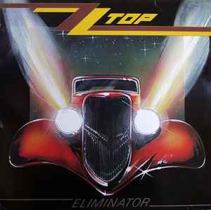 Image of Front Cover of LP - G+/VG - ZZ TOP, Eliminator (Warner Bros. Records; 92-3774-1, UK 1983, Inner), A couple of small tears to main image on sleeve. Light hairlines on the vinyl.,  - 0626042E