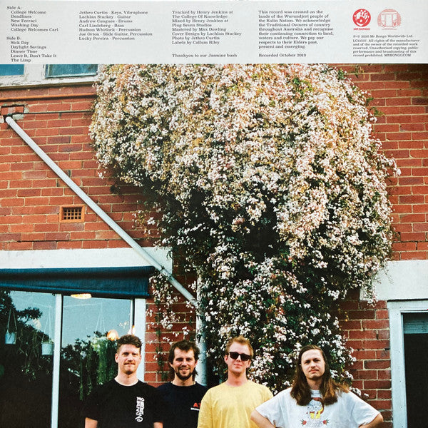 Image of Back Cover of LP - EX/EX - SURPRISE CHEF, Daylight Savings (Mr Bongo; MRBLP208, UK & Europe 2020, Insert), Still In Opened Shrinkwrap With Hype Sticker,  - 2016011C
