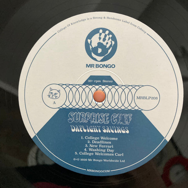 Image of Label Cover of LP - EX/EX - SURPRISE CHEF, Daylight Savings (Mr Bongo; MRBLP208, UK & Europe 2020, Insert), Still In Opened Shrinkwrap With Hype Sticker,  - 2016011C
