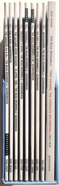 Image of Label Cover of 8xCD - EX/EX - THE BEAU BRUMMELS, Turn Around: The Complete Recordings 1964-1970 (Now Sounds; QCRNOWBX58, UK 2021, Box Set, Booklet), ,  - 3416179C
