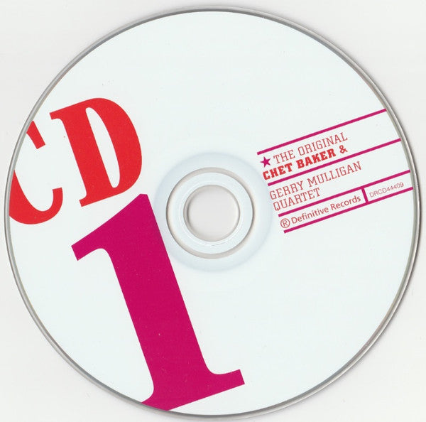 Image of Label Cover of 4xCD - EX/EX - THE ORIGINAL CHET BAKER & GERRY MULLIGAN QUARTET, The Original Chet Baker & Gerry Mulligan Quartet: Complete Recordings (Definitive Records; DRCD44409, Spain 2004, Double CD Case, Booklet), ,  - 0236285E