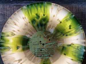 Image of Label Cover of LP - VG+/VG+ - SEEYOUSPACECOWBOY, The Romance Of Affliction (Pure Noise Records; PNE334, UK & Europe 2022 Reissue, Insert, Beer & Green Pinwheel With Bone Splatter Vinyl, Ltd to 400), SIGNED by Connie Sgarbossa, Still In Opened Shrinkwrap With Hype Sticker,  - 0246265S