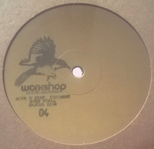 Image of Front Cover of 0216583C: 12" EP - VARIOUS, Workshop 04 (Workshop; WORKSHOP 04, Germany 2015, Company Sleeve) Light marks.   /VG
