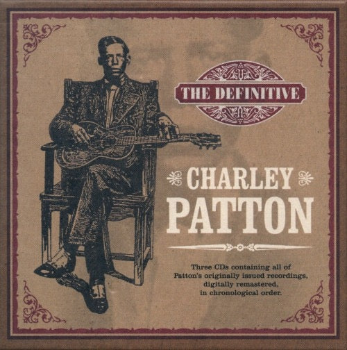 Image of Front Cover of 3xCD - VG+/VG+ - CHARLEY PATTON, The Definitive (Catfish Records; KATCD180, UK 2001, Box Set, 3 Inners & Booket), ,  - 0316005C