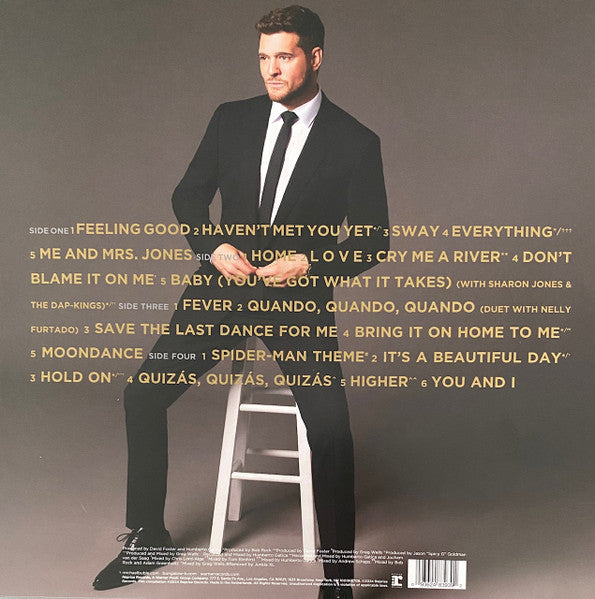 Image of Back Cover of 2xLP - EX/EX - MICHAEL BUBL , The Best Of Bubl  (Reprise Records; 093624839392, Europe 2024, Gatefold, Insert), Opened Instore, Still In Stickered Shrinkwrap,  - 0346004S