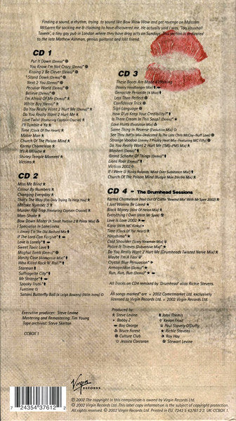 Image of Back Cover of 4xCD - M/M - CULTURE CLUB, Culture Club (Virgin; CCBOX 1, UK & Europe 2002, Book Sleeve), Still SEALED In Shrinkwrap,  - 3716365C