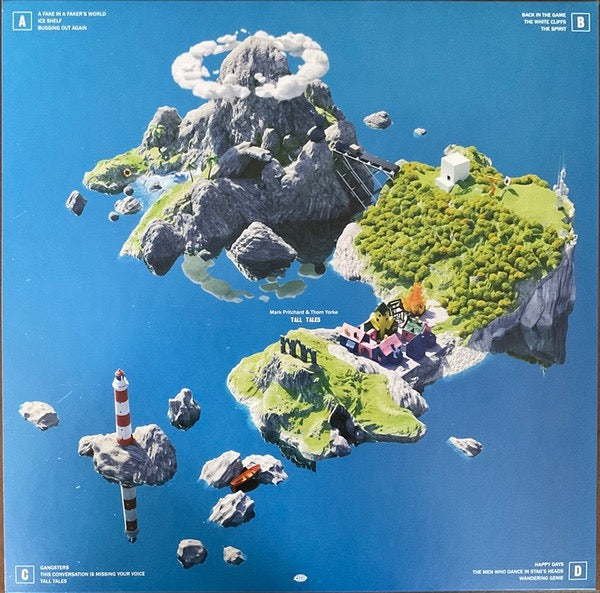 Image of Back Cover of 2xLP - EX/EX - MARK PRITCHARD & THOM YORKE, Tall Tales (Warp Records; WARPLP323, Europe 2025, Gatefold, 2 Inners, Radiohead), Still In Opened Shrinkwrap With Hype Sticker,  - 2516013C