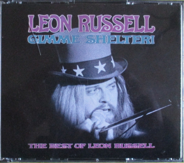 Image of Front Cover of 0336077E: 2xCD - LEON RUSSELL, Gimme Shelter! The Best Of Leon Russell (EMI; 7243 8 52644 2 9, Europe 1996, Double CD Case, Booklet)   VG+/EX