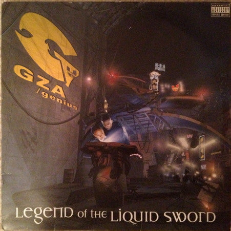 Image of Front Cover of 2xLP - VG/VG - GZA / GENIUS, Legend Of The Liquid Sword (MCA Records; 088 113 083-1, US 2002), Vinyl is strong VG - just a few light hairlines across the 4 sides. Permanent stickers on the labels. Sleeve has ringwear and creases.,  - 3926100E