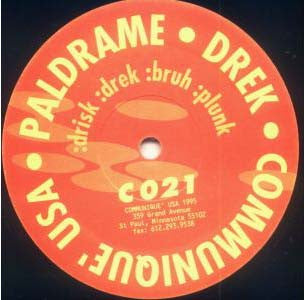 Image of Front Cover of LP - /VG+ - PALDRAME, Drek (Communique Records; C 021, US 1995), ,  - 0346145S