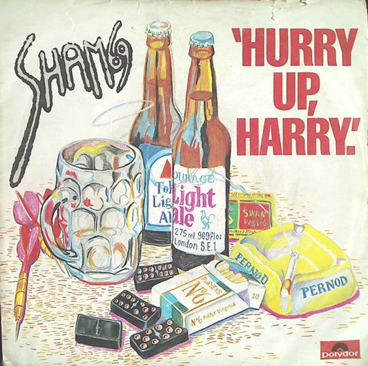 Image of Front Cover of 0326082E: 7" - SHAM 69, Hurry Up Harry / No Entry (Polydor ; POSP 7, UK 1978, Picture Sleeve) Lovely Copy  EX/EX