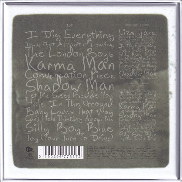 Image of Back Cover of 3xCD - VG+/EX - DAVID BOWIE, Toy (ISO Records; CDTOYBOX 1, Worldwide 2022, Box Set, Booklet & Inners), ,  - 2036025E