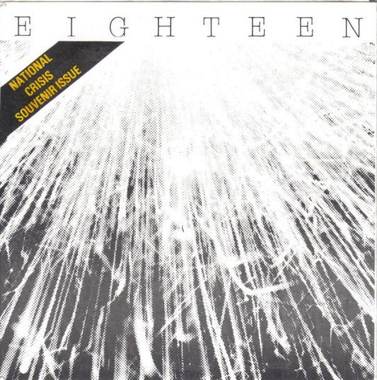 Image of Front Cover of 0326234E: 7" - X.S. ENERGY, Eighteen / Jennys Alright / Horrorscope (Dead Good Records ; DEAD ONE, UK 1979 Reissue, Stamped White Label, Fold Over Sleeve) Nice Copy, Slight Ring Wear On Rear Flap Of Sleeve  VG+/EX