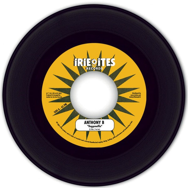 Image of Front Cover of 7" - /VG - ANTHONY B / BROTHER CULTURE, Raggamuffin / Build Up A House (Irie Ites Records; II 7'' 23.1, Europe 2022), Writing on labels and some light marks. Strong VG.,  - 0316185C
