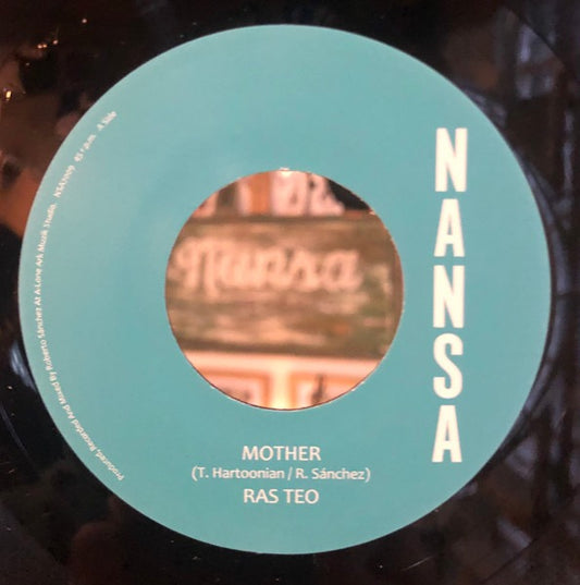 Image of Front Cover of 0316186C: 7" - RAS TEO / LONE ARK RIDDIM FORCE, Mother / Mamma Dub (Nansa; NSA7009, Spain 2022, Card Sleeve)   VG+/VG+