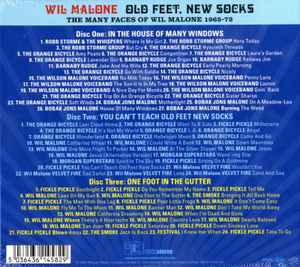 Image of Back Cover of 3xCD - VG+/VG+ - WIL MALONE, Old Feet, New Socks (The Many Faces Of Wil Malone 1965-72) (Morgan Blue Town; MBTBX032, UK 2024, Gatefold In Stickered Shrinkwrap), ,  - 3956221S