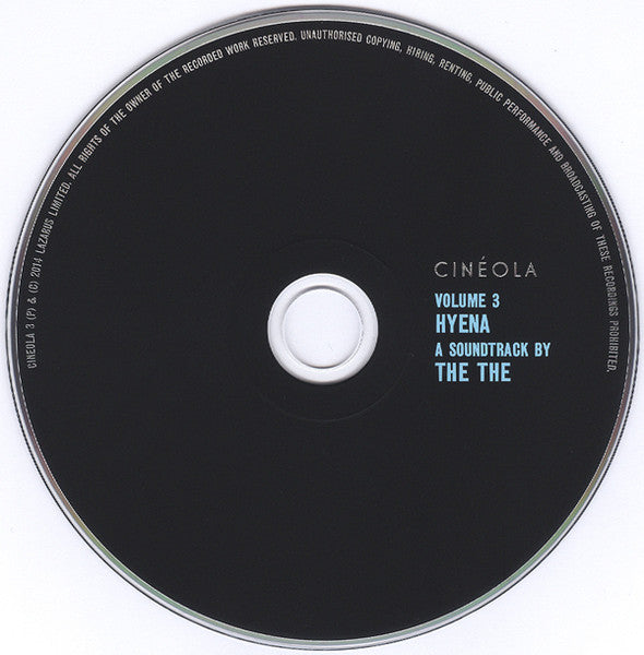 Image of Label Cover of 0336175E: CD - THE THE, Hyena (Lazarus; CINEOLA 3, UK 2015, Book Sleeve)   M/M