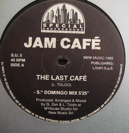 Image of Front Cover of 12" - /VG+ - JAM CAF , The Last Caf  (Special Underground; S.U. 05, Italy 1992), ,  - 2646244S