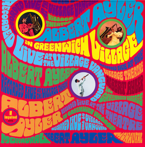 Image of Front Cover of LP - EX/EX - ALBERT AYLER, In Greenwich Village (Impulse!; AS-9155, Russia 2022 Reissue, Gatefold), ,  - 0326265E