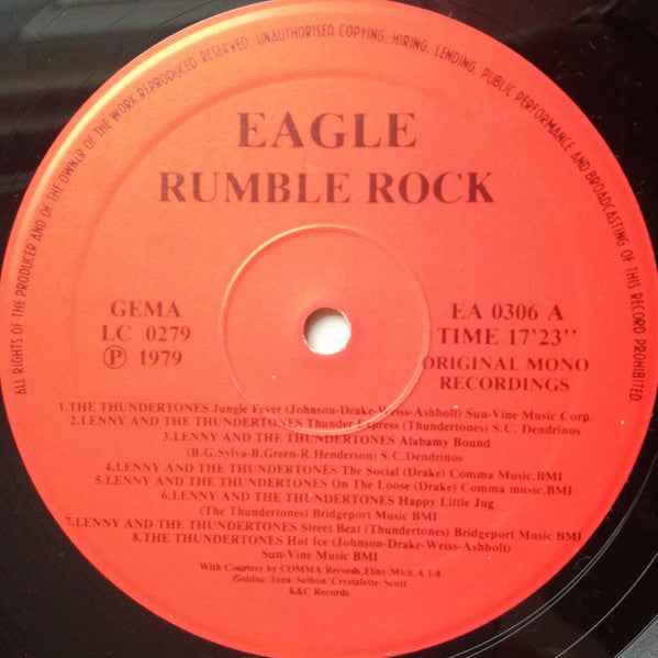 Image of Label Cover of 0346188S: LP - VARIOUS, Chicken Rock Vol. 3 - Fabulous Groups Rockin' Instrumentals (Eagle Records; EAGLE 306, Germany 1979) Ring wear  VG/VG+