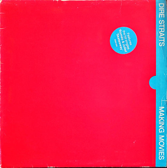 Image of Front Cover of LP - VG/VG - DIRE STRAITS, Making Movies (Vertigo; 6359 034, UK 1980, Inner, "Carousel" on Label, "Made in England" directly under "33 1/3" on Labels), Edge wear. Strong VG disc. No Hype Sticker.,  - 0346286S