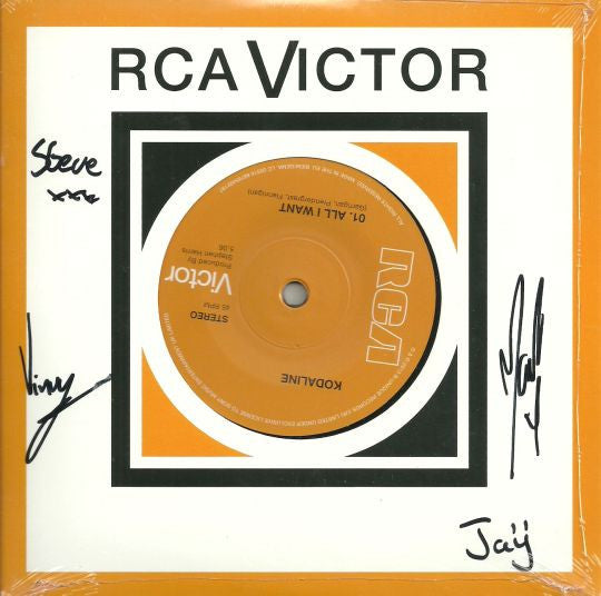 Image of Front Cover of 7" - VG+/VG+ - KODALINE, All I Want / All I Want (Everything Everything Remix (RCA Victor; 88765492197, Europe 2013, Die Cut Sleeve, Signed copy for Record Store Day 2013.), ,  - 0356174S