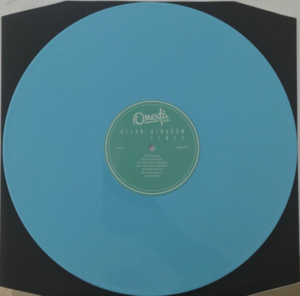 Image of Label Cover of LP - NEW/NEW - ALLAN KINGDOM, Lines (Omerta Inc; OMINC017, UK 2017, Limited Edition (500), Numbered, Baby Blue Vinyl), ,  - 0236255E