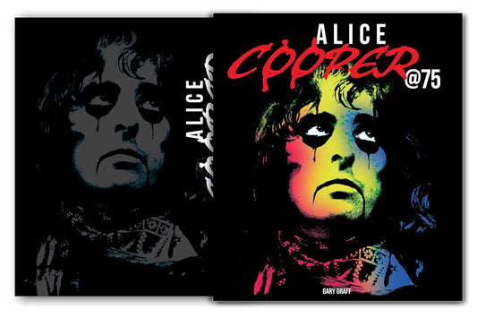 Image of Front Cover of 0356164S: Book - GARY GRAFF, Alice Cooper at 75 (, Europe 2023) Strong VG+  VG+/VG+